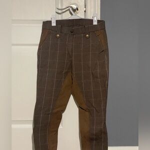 Women's Ovation Brown Full Seat Breeches/ Riding Pants